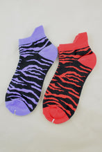 Load image into Gallery viewer, NEW Zebra Print Anklet Socks
