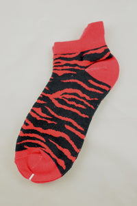 NEW Zebra Print Anklet Socks