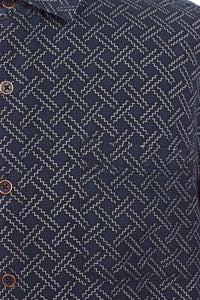 Squiggly Line Print Shirt