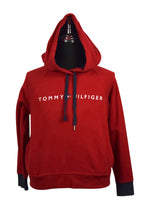 Load image into Gallery viewer, Red Tommy Hilfiger Brand Hoodie
