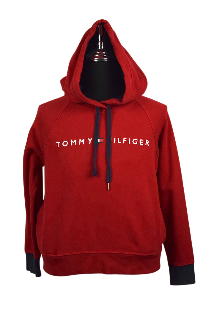 Red Tommy Hilfiger Brand Hoodie