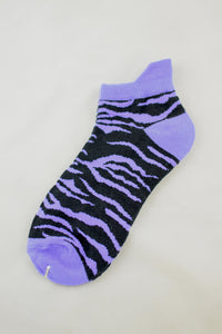 NEW Zebra Print Anklet Socks