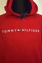 Load image into Gallery viewer, Red Tommy Hilfiger Brand Hoodie

