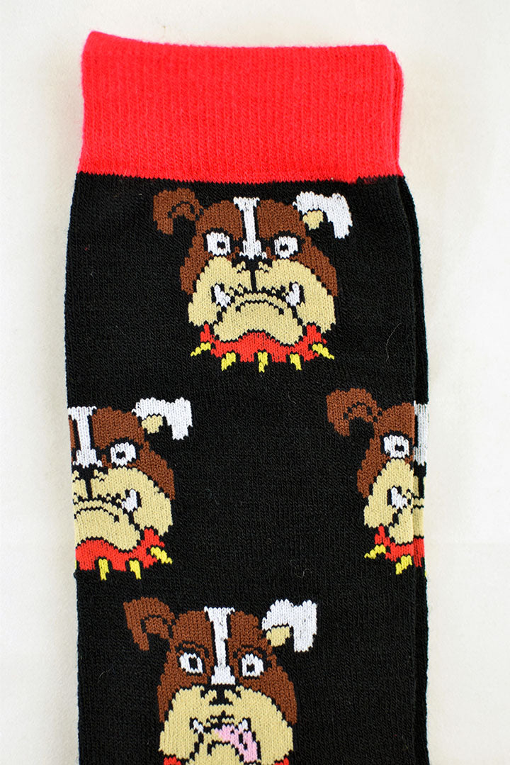 NEW Bulldog Black Socks