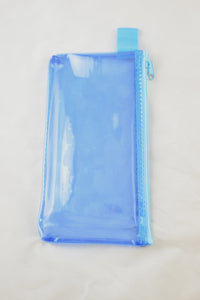NEW See-Through Plastic Wallet/Makeup Case