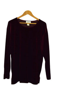 Impressions Brand Velvet Top