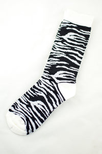 NEW Zebra Print Socks