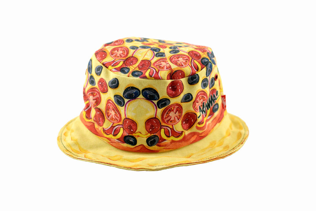 NEW Pizza Print Bucket Hat