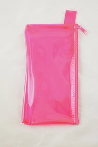 NEW See-Through Plastic Wallet/Makeup Case