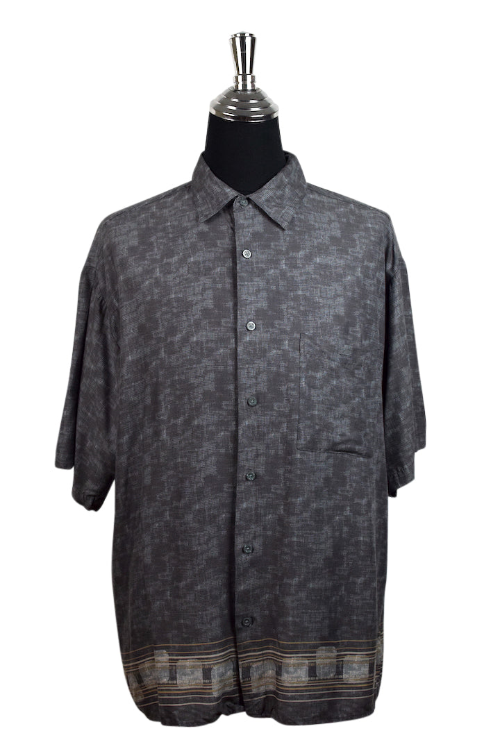 Grey Abstract Party Shirt