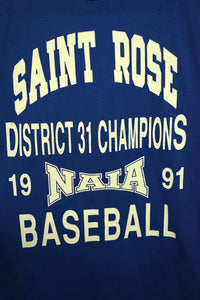 1991 Saint Rose Baseball  T-shirt