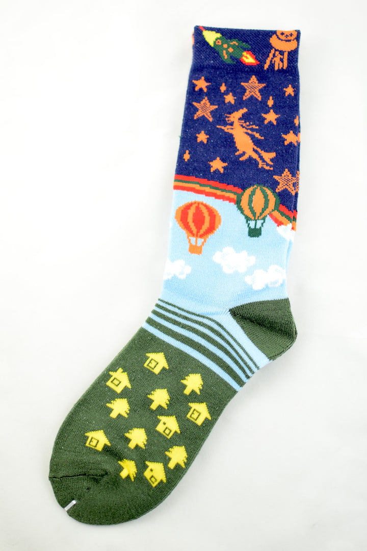 NEW Hot Air Balloon and Space Socks