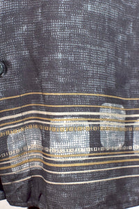 Grey Abstract Party Shirt