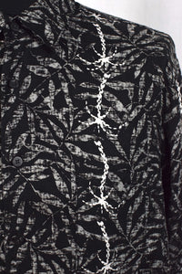Black and White Leaf Shirt
