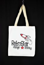 Load image into Gallery viewer, NEW RetroStar White Tote Bag
