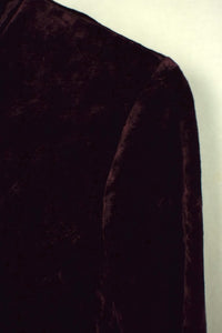 Maroon Velour Dress
