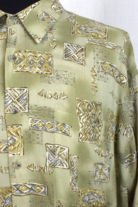 Abstract Print Party Shirt