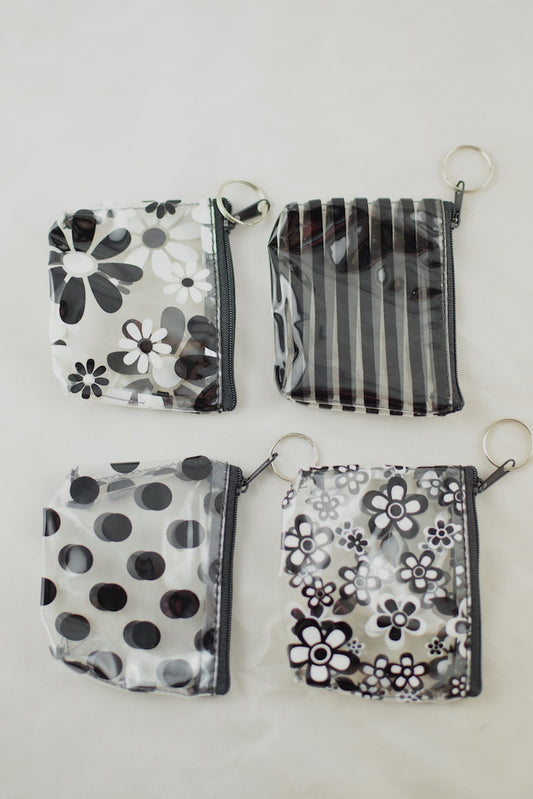 NEW See-through Plastic Coin Purse
