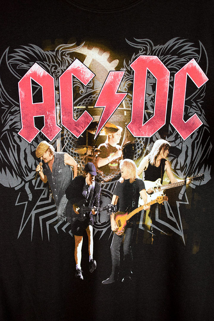 Deadstock 2010 AC/DC 'Black Ice' Tour T-Shirt