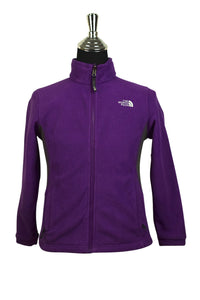 Ladies Purple North Face Fleece Jacket