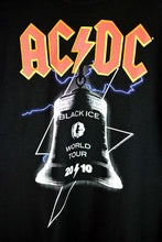 Load image into Gallery viewer, Deadstock 2010 AC/DC &#39;Black Ice&#39; Tour black bell T-shirt
