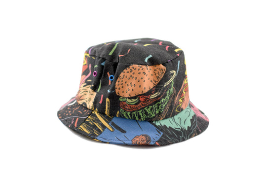 NEW Takeaway Food Print Bucket Hat