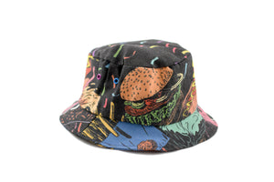 NEW Takeaway Food Print Bucket Hat