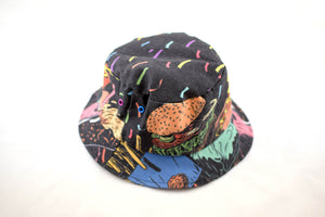 NEW Takeaway Food Print Bucket Hat