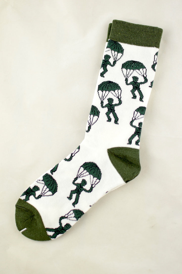 NEW Parachuting Army Men Socks