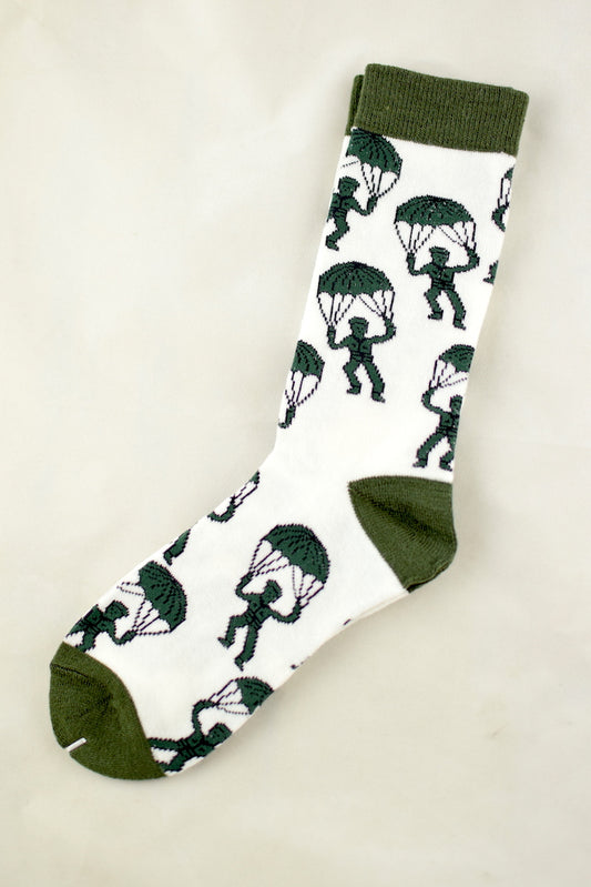 NEW Parachuting Army Men Socks