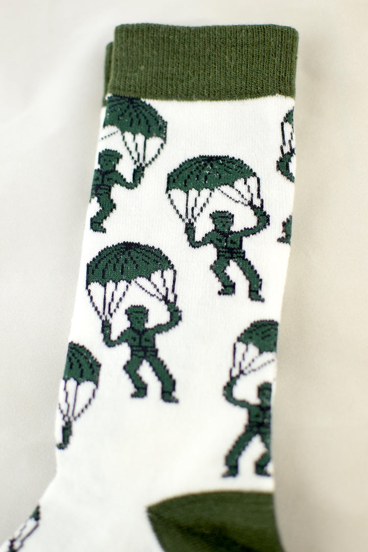 NEW Parachuting Army Men Socks