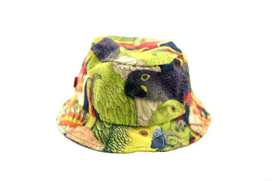 NEW All Over Parrot Print Bucket Hat