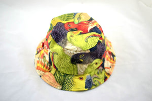 NEW All Over Parrot Print Bucket Hat