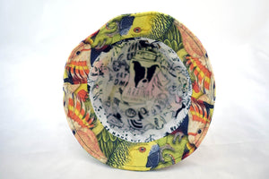 NEW All Over Parrot Print Bucket Hat