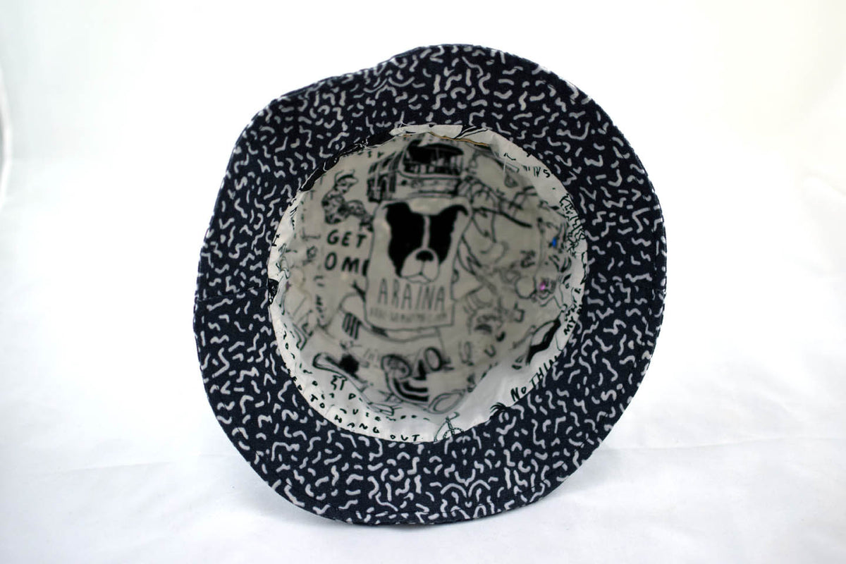 NEW Scribble Print Bucket Hat