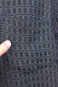 Dark Square Print Shirt