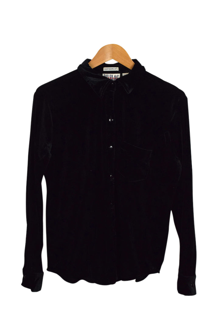 Bill Blass Jeans Brand Velour Top