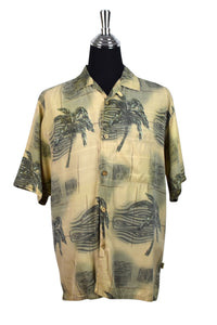 Palm Tree Print Hawaiian Shirt