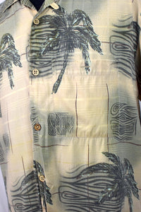 Palm Tree Print Hawaiian Shirt