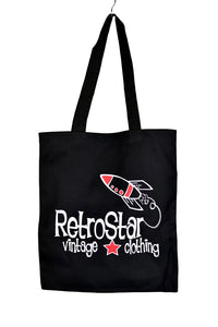 NEW RetroStar Black Tote Bag