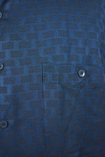 Load image into Gallery viewer, George Brand Metallic Blue Shirt
