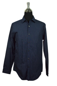 Claiborne Brand Blue And White Checkered Shirt