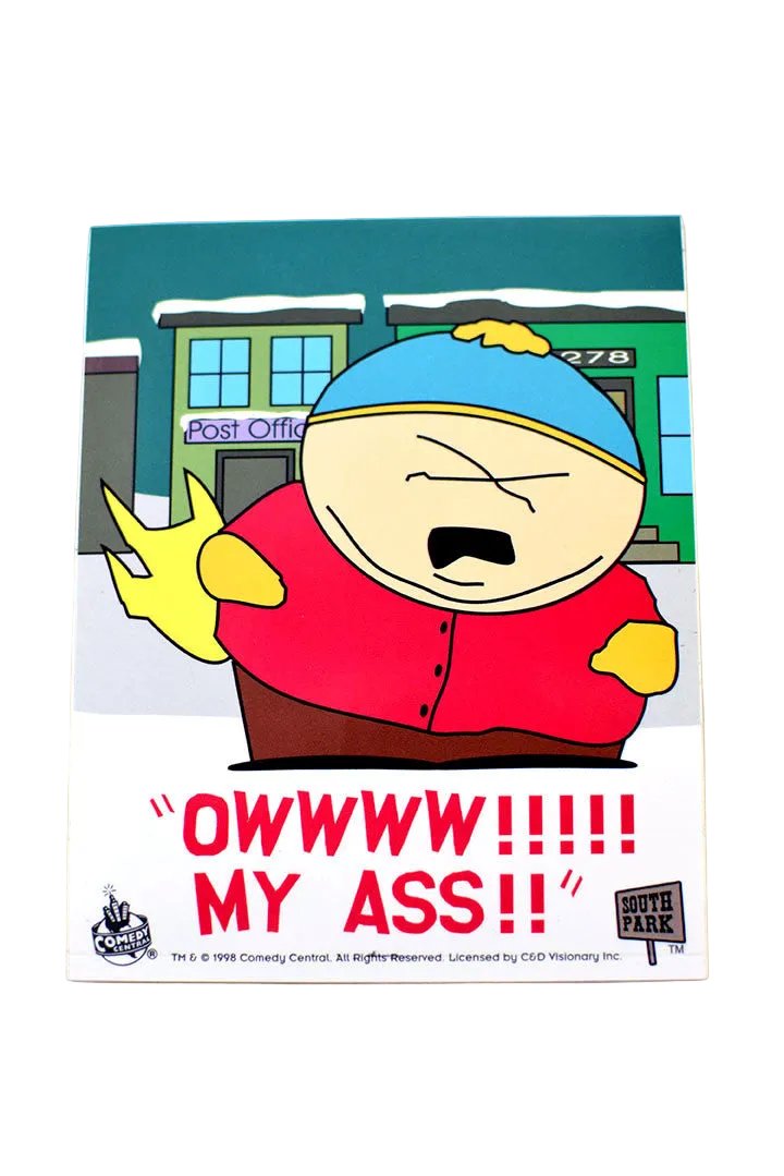 Deadstock 1998 Cartman South Park Sticker