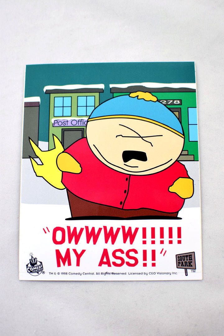 Deadstock 1998 Cartman South Park Sticker