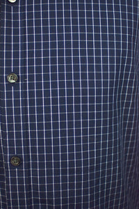 Claiborne Brand Blue And White Checkered Shirt
