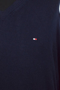 Navy Tommy Hilfiger Brand Knitted Jumper
