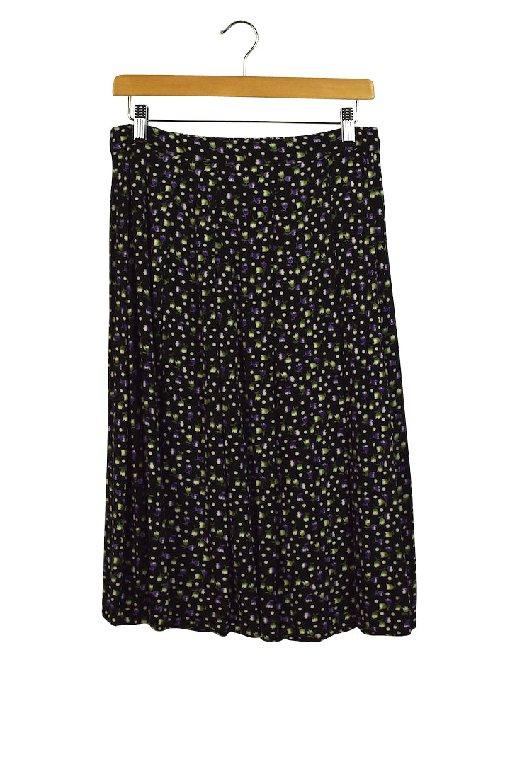 Reworked Floral Print Skirt