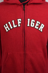 Red Tommy Hilfiger Brand Hoodie