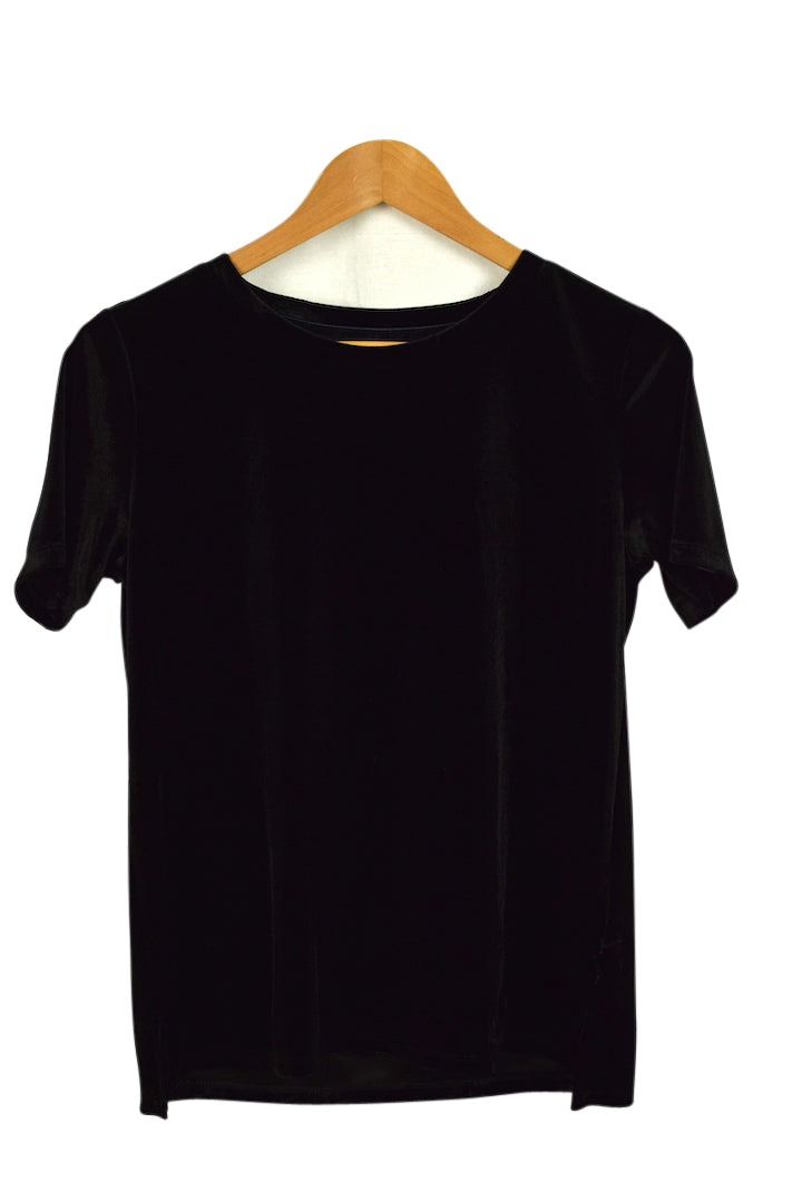 Black Velour Top
