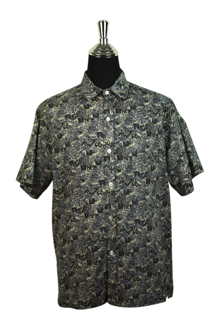 Floral Tile Print Shirt